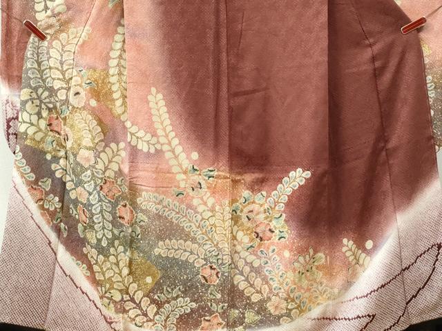 平和屋着物●豪華振袖　辻が花　絞り　暈し染め　金彩　やまと誂製　正絹　逸品　CABK7882yc