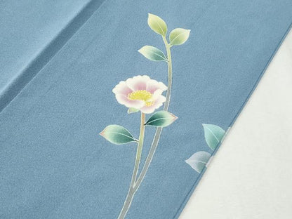 平和屋着物●本加賀友禅作家　光永正美　訪問着　枝花文　正絹　逸品　CABK7905yc