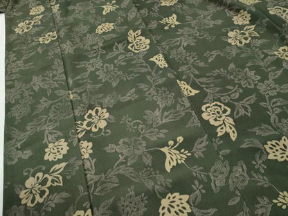 平和屋着物●上質な小紋　花唐草文　正絹　逸品　CABK7911yc