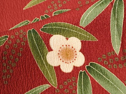 平和屋着物●こむさでもーど・COMME CA DU MODE　振袖　松竹梅　金彩　鬼しぼ縮緬　正絹　逸品　CABK7918yc