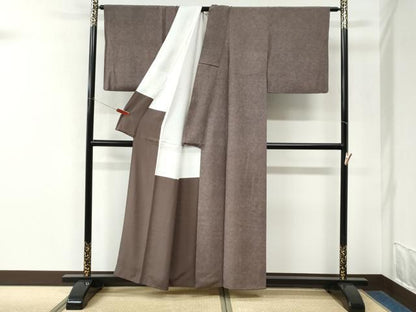 平和屋着物●江戸小紋　作家物　鮫小紋柄　正絹　逸品　CABK7979yc