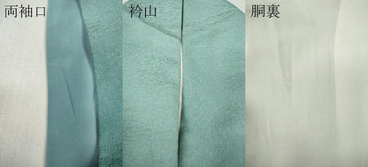 平和屋着物●上質な小紋　手描き　舞花文　正絹　逸品　CABK8006ut