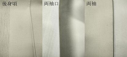 平和屋着物●男性　お召　縞　正絹　逸品　CABK8008ut