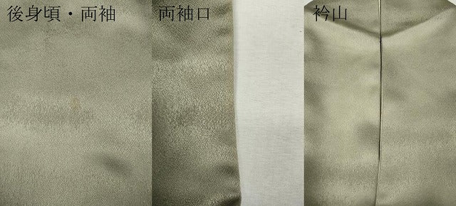 平和屋着物●豪華色留袖　駒刺繍　鳳凰更紗花文　金彩　正絹　逸品　CABK8013ut