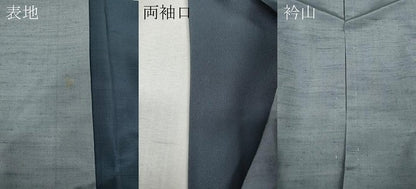 平和屋着物●上質な紬　霞間道　正絹　逸品　CABK8015ut