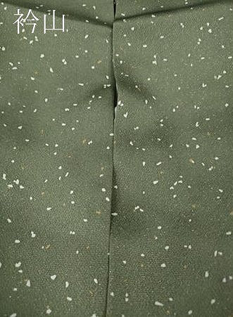 平和屋着物●色留訪問着　絞り　刺繍　エ霞飛鳥文　暈し染め　銀通し地　反端付き　正絹　逸品　CABK8029ut