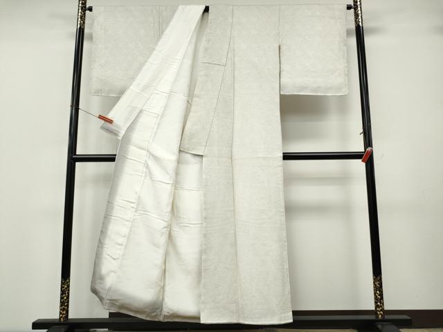 平和屋着物●大変加工の良い総絞り小紋　正絹　逸品　CABK8051ut