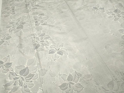 平和屋着物●本場大島紬　白大島　9マルキ　蔦の葉花文　ロング丈　正絹　逸品　CABK8061ut