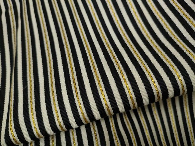 平和屋着物●男性　行灯袴　縞　金糸　正絹　逸品　CABK8080ut