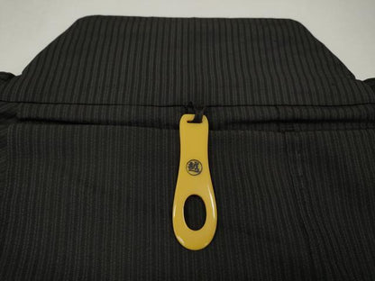 平和屋着物●男性　馬乗り袴　縞　三越扱い　正絹　逸品　CABK8081ut
