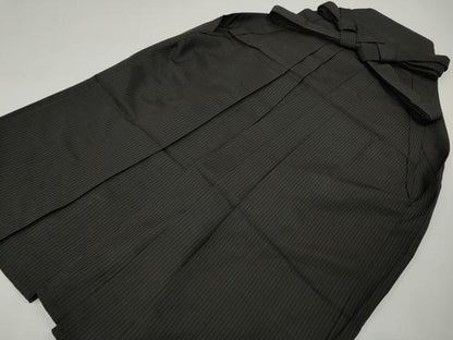 平和屋着物●男性　馬乗り袴　縞　三越扱い　正絹　逸品　CABK8081ut