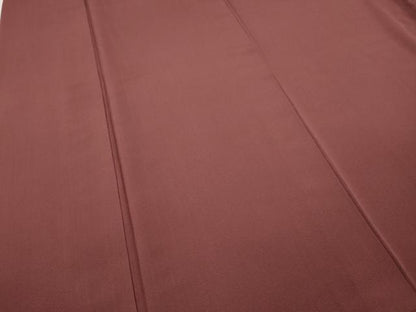平和屋着物●上質な色無地　浅蘇芳色　正絹　逸品　CABK8087ut