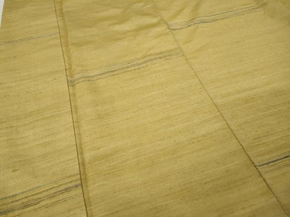 平和屋着物●上質な紬　横段文　正絹　逸品　CABK8091ut