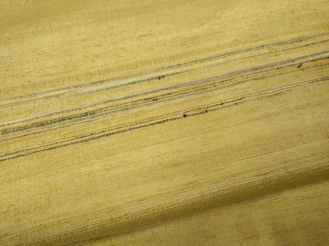 平和屋着物●上質な紬　横段文　正絹　逸品　CABK8091ut