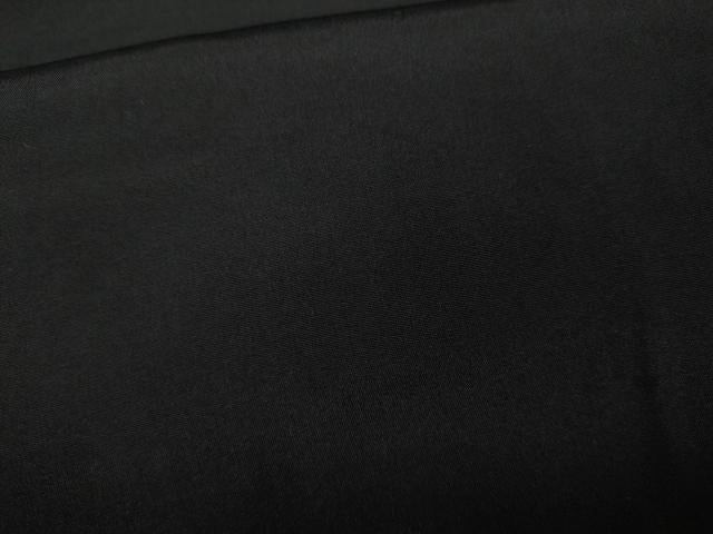 平和屋着物●男性　黒紋付　正絹　逸品　CABK8094ut