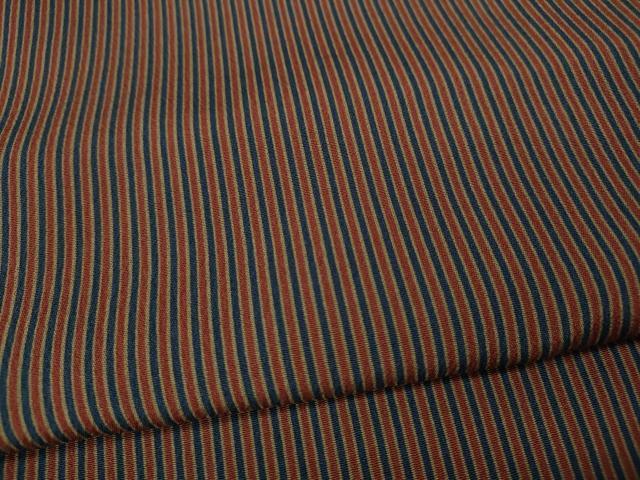 平和屋着物●上質な小紋　縞　正絹　逸品　CABK8096ut