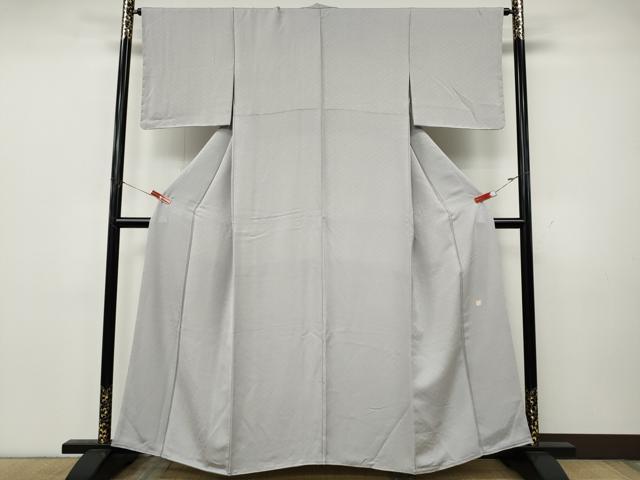 平和屋着物●上質な小紋　作家物　草花文　正絹　逸品　CABK8114ut