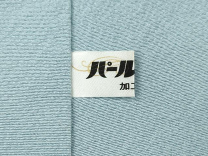 平和屋着物●人間国宝　福田喜三郎　訪問着　扇面花文　暈し染め　金銀彩　正絹　逸品　CABK8119ut