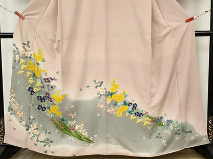 平和屋着物●豪華色留袖　作家物　草花文　暈し染め　正絹　逸品　CABK8121ut