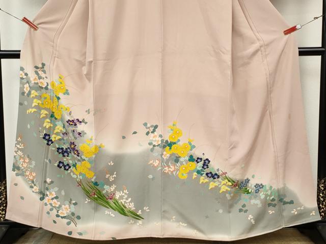 平和屋着物●豪華色留袖　作家物　草花文　暈し染め　正絹　逸品　CABK8121ut
