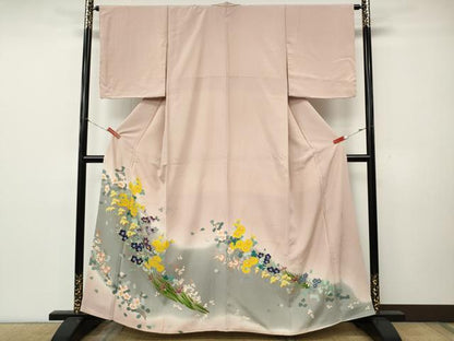 平和屋着物●豪華色留袖　作家物　草花文　暈し染め　正絹　逸品　CABK8121ut