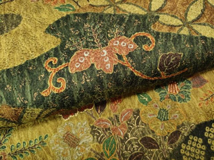 平和屋着物●訪問着　エ霞草花文　金彩　正絹　逸品　CABK8123ut