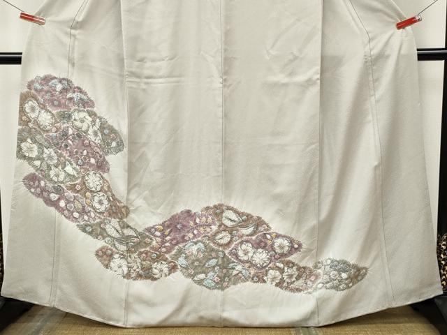 平和屋着物●訪問着　辻が花　絞り　正絹　逸品　CABK8125ut