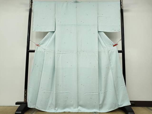 平和屋着物●上質な小紋　舞花文　金糸　正絹　逸品　CABK8131ut