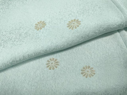 平和屋着物●上質な小紋　舞花文　金糸　正絹　逸品　CABK8131ut
