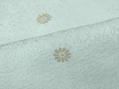 平和屋着物●上質な小紋　舞花文　金糸　正絹　逸品　CABK8131ut
