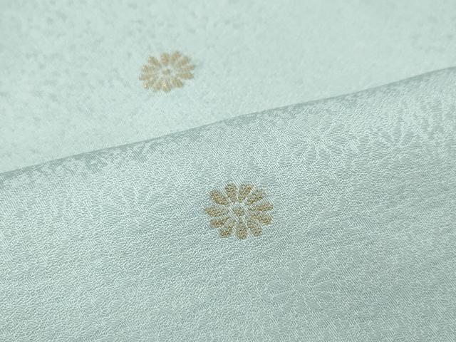 平和屋着物●上質な小紋　舞花文　金糸　正絹　逸品　CABK8131ut