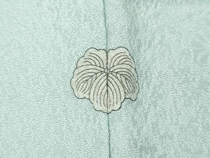 平和屋着物●上質な小紋　舞花文　金糸　正絹　逸品　CABK8131ut