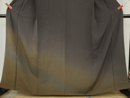 平和屋着物●訪問着　霞文　暈し染め　正絹　逸品　CABK8138ut