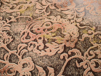 平和屋着物●日展作家　山本唯与志　レリーフ染　色留袖　更紗花文　暈し染め　金彩　正絹　逸品　CABK8155ut