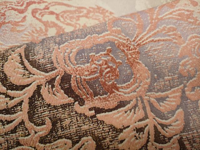平和屋着物●日展作家　山本唯与志　レリーフ染　色留袖　更紗花文　暈し染め　金彩　正絹　逸品　CABK8155ut
