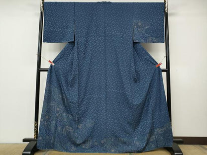 平和屋着物●訪問着　エ霞地紙吉祥花文　正絹　逸品　未使用　CABK8161ut