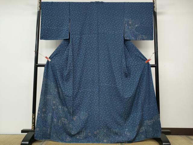 平和屋着物●訪問着　エ霞地紙吉祥花文　正絹　逸品　未使用　CABK8161ut