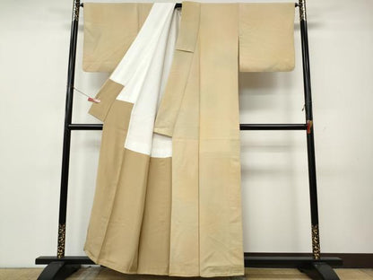 平和屋着物●上質な小紋　作家物　霞文　暈し染め　正絹　逸品　CABK8164ut