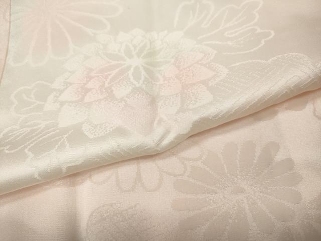 平和屋着物●振袖用長襦袢　袷　雲重ね舞花地紋　暈し染め　正絹　逸品　CABK8166ut