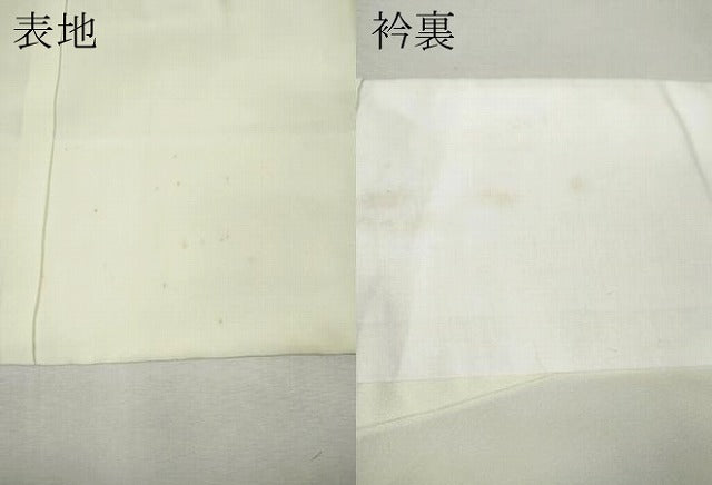 平和屋着物●長襦袢　無双仕立て　作家物　手描き　葡萄蔦の葉文　正絹　逸品　CABK8168ut