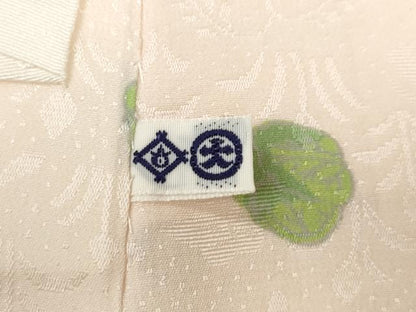 平和屋着物●長襦袢　無双仕立て　成り物　野菜　大丸扱い　正絹　逸品　CABK8169ut