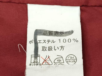平和屋着物▼小紋　雪輪枝花文　洗える着物　CABK8174ut