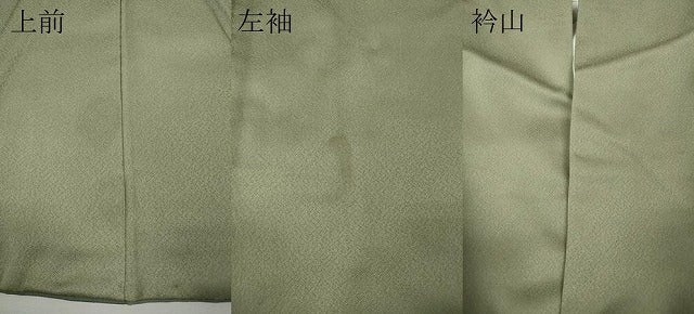 平和屋着物●山岡古都・古都染人　染織美術品　訪問着　舞葉文　正絹　逸品　CABK8184ut