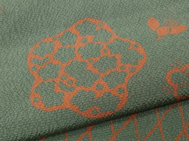 平和屋着物●訪問着　舞花文　正絹　逸品　CABK8194ut