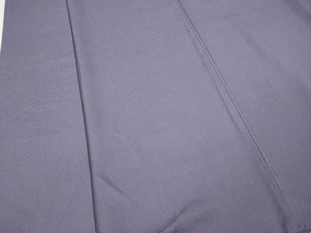 平和屋着物●上質な色無地　鳩羽色　正絹　逸品　CABK8206ut