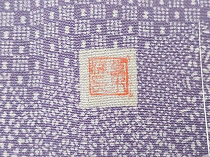 平和屋着物●江戸小紋　作家物　吉祥寄せ小紋柄　正絹　逸品　CABK8212ut