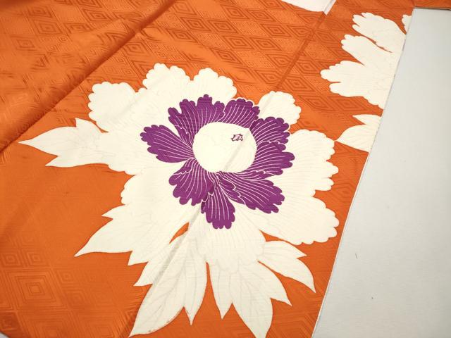 平和屋着物●訪問着　駒刺繍　舞花文　暈し染め　金彩　松坂屋扱い　正絹　逸品　CABK8219ut