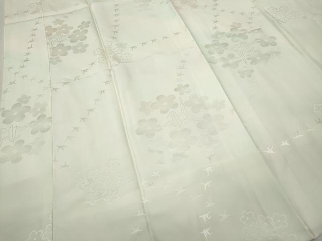 平和屋着物●長襦袢　袷　折鶴花地紋　暈し染め　正絹　逸品　CABK8222ut