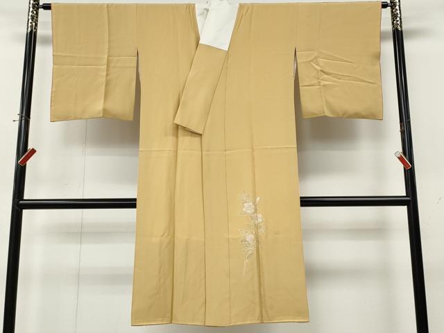 平和屋着物●長襦袢　袷　くちなし　正絹　逸品　CABK8223ut