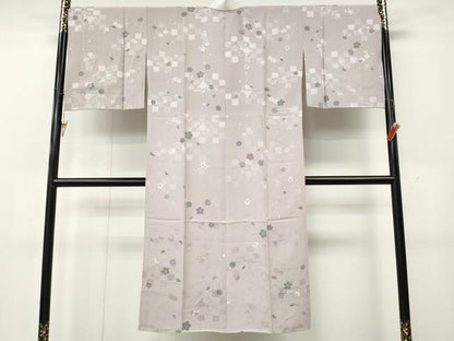 平和屋着物●長襦袢　無双仕立て　舞花文　やまと誂製　正絹　逸品　CABK8224ut